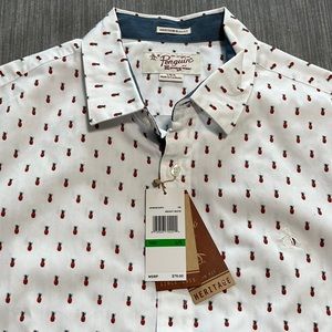 Original Penguin Large Pineapple Short Sleeve Button Up. New with tags.